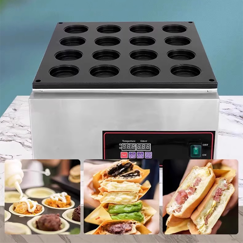 Wheel cake machine Commercial  - Egg Waffle Pan 评论和价格