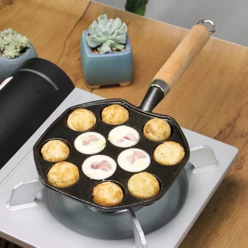 Baking Takoyaki Pan 14 Holes G - Cast Iron Corn 评论和价格
