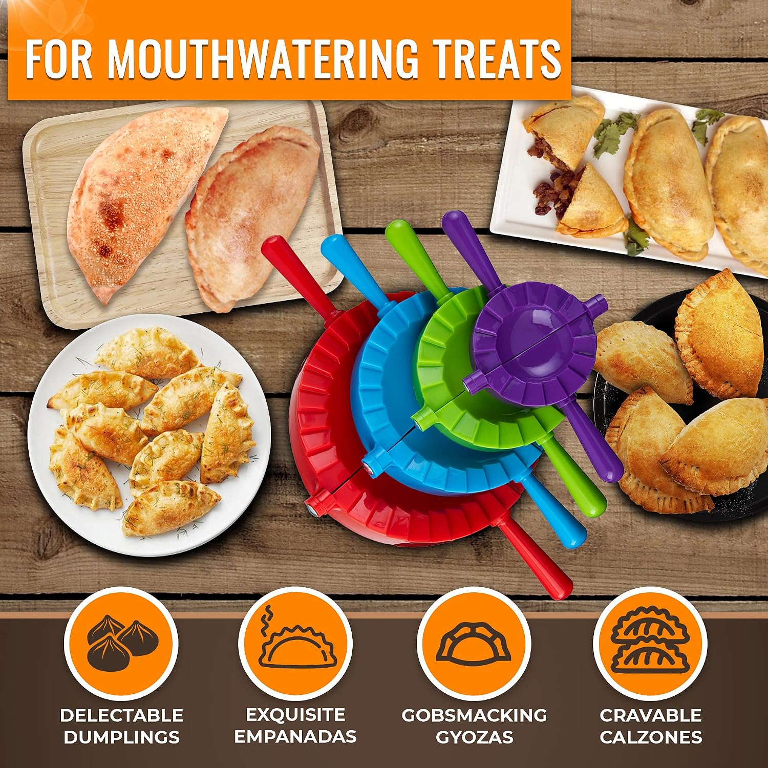 Dumpling Maker Kit, Set of 4 - - Momo Mold Press 评论和价格