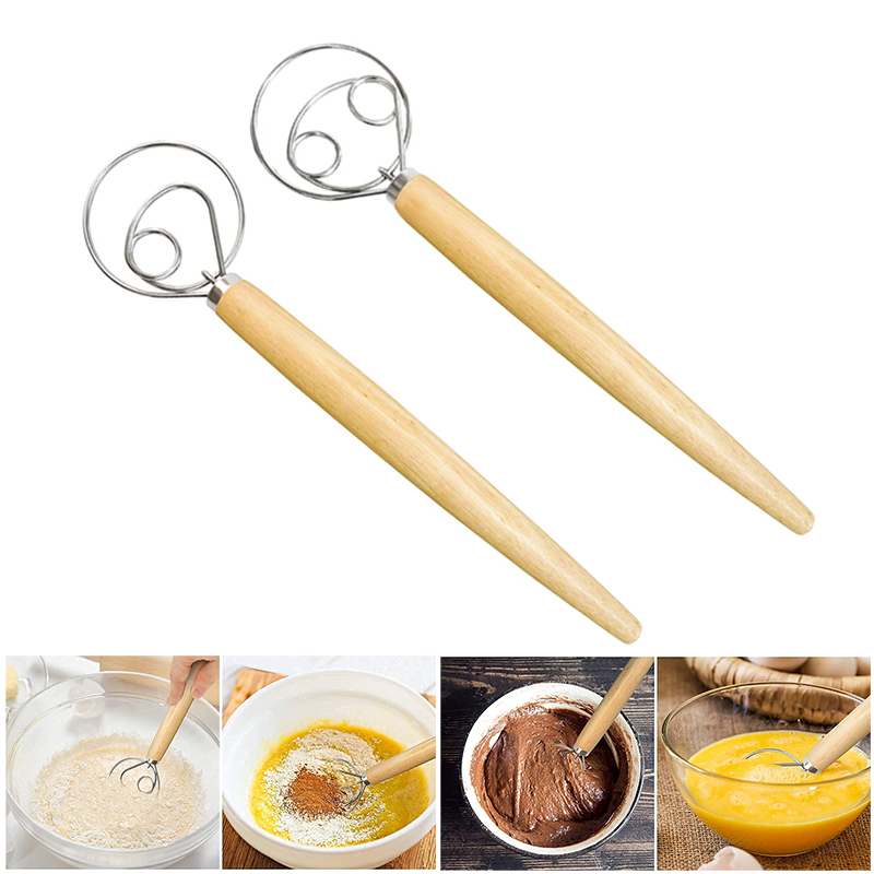 Large Hand Danish Dough Whisk  - Danish Pancake Pan 评论和价格