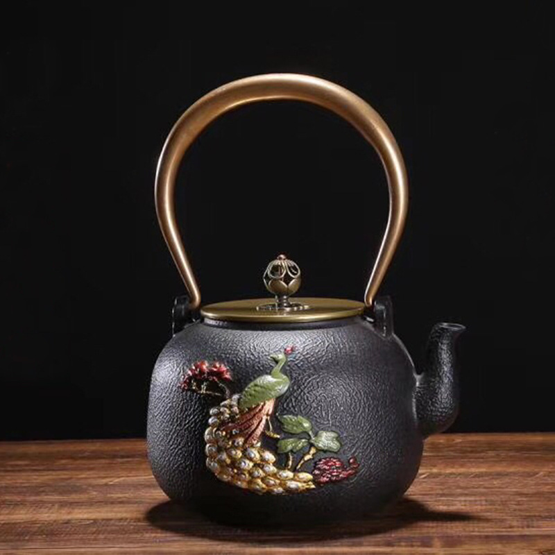 1.4 Japanese Tea Pot Exquisite - Cast Iron Corn 评论和价格