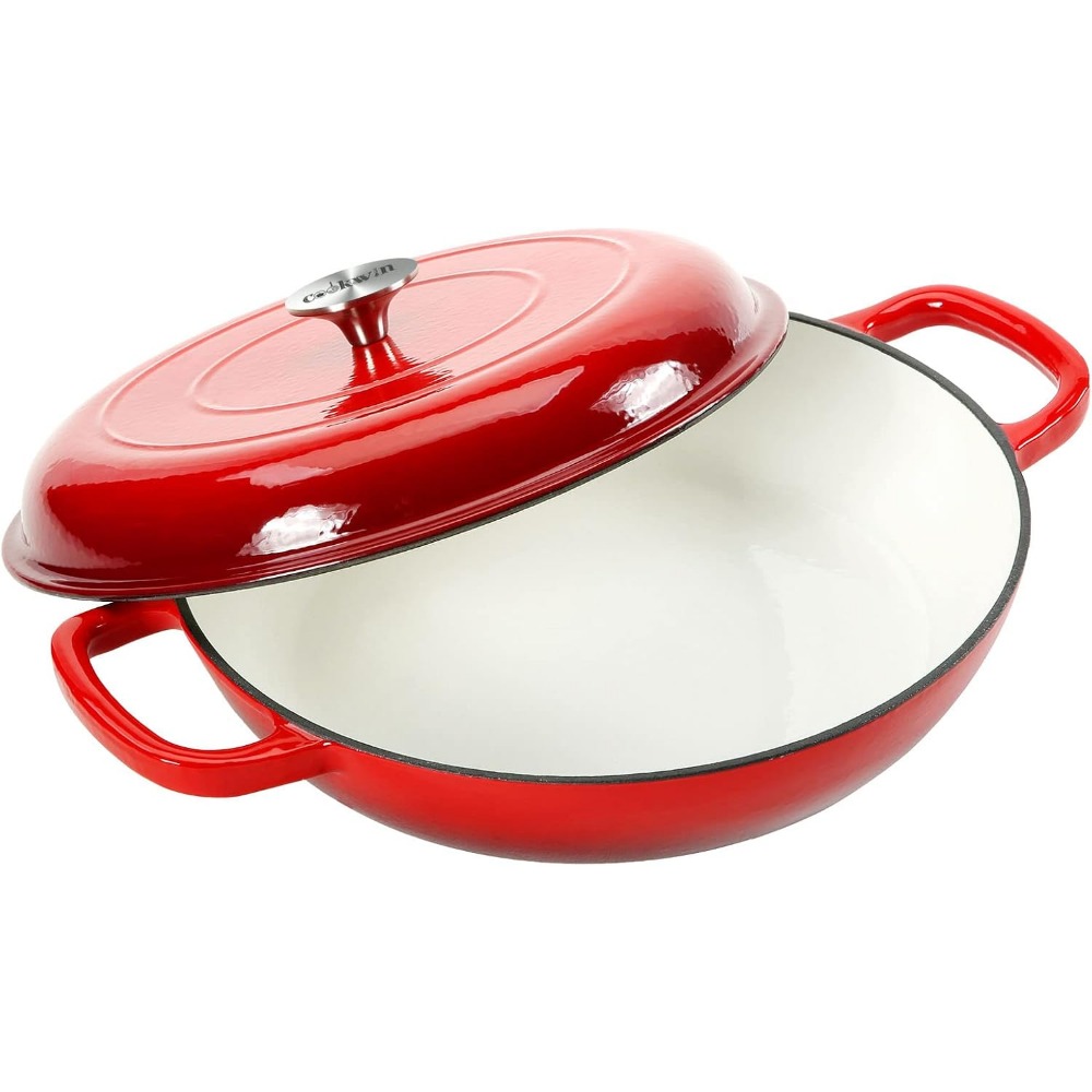4.5L Dutch Oven Soup Pot Cast  - Cast Iron Corn 评论和价格
