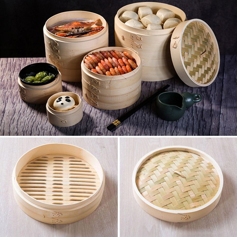 Chinese Steamer Basket Bamboo  - Bao Steamer Bamboo 评论和价格