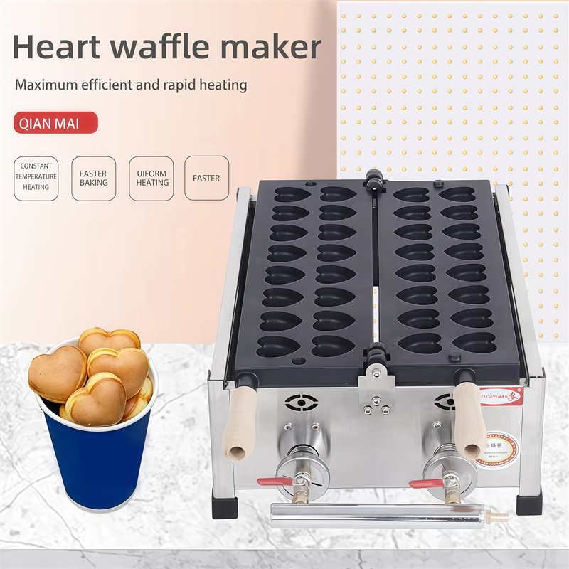 Mini Gas Heart Shape Waffle Ma - Mini Pancake Griddle 评论和价格