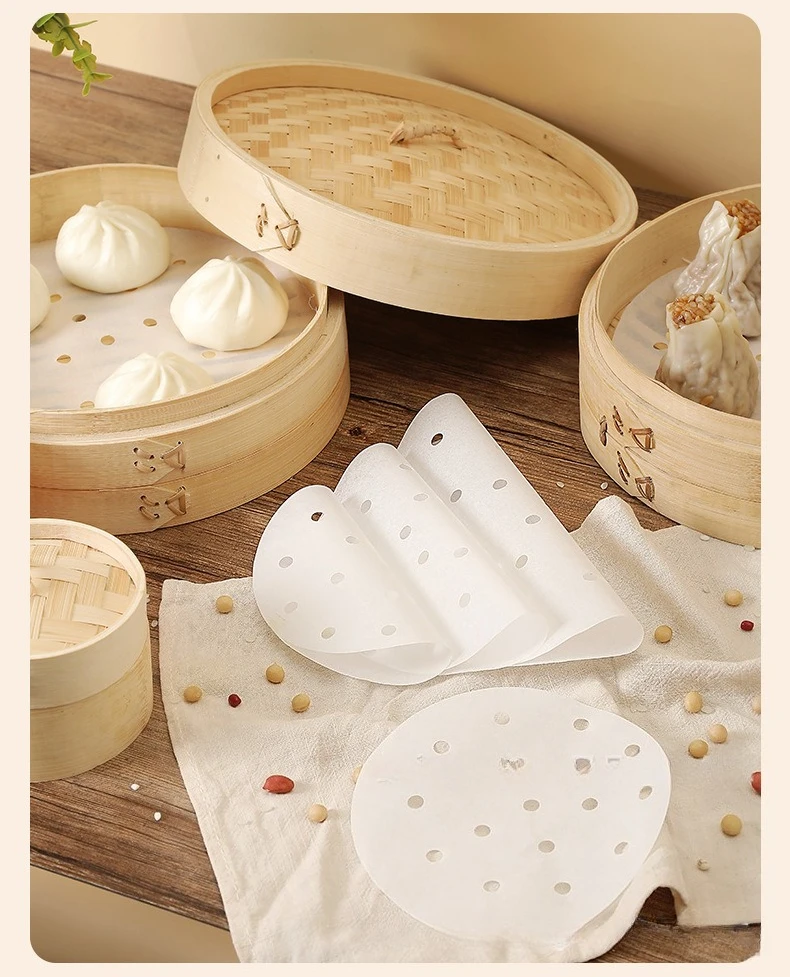 100Pcs Food Grade Disposable S - Bao Steamer Bamboo 评论和价格