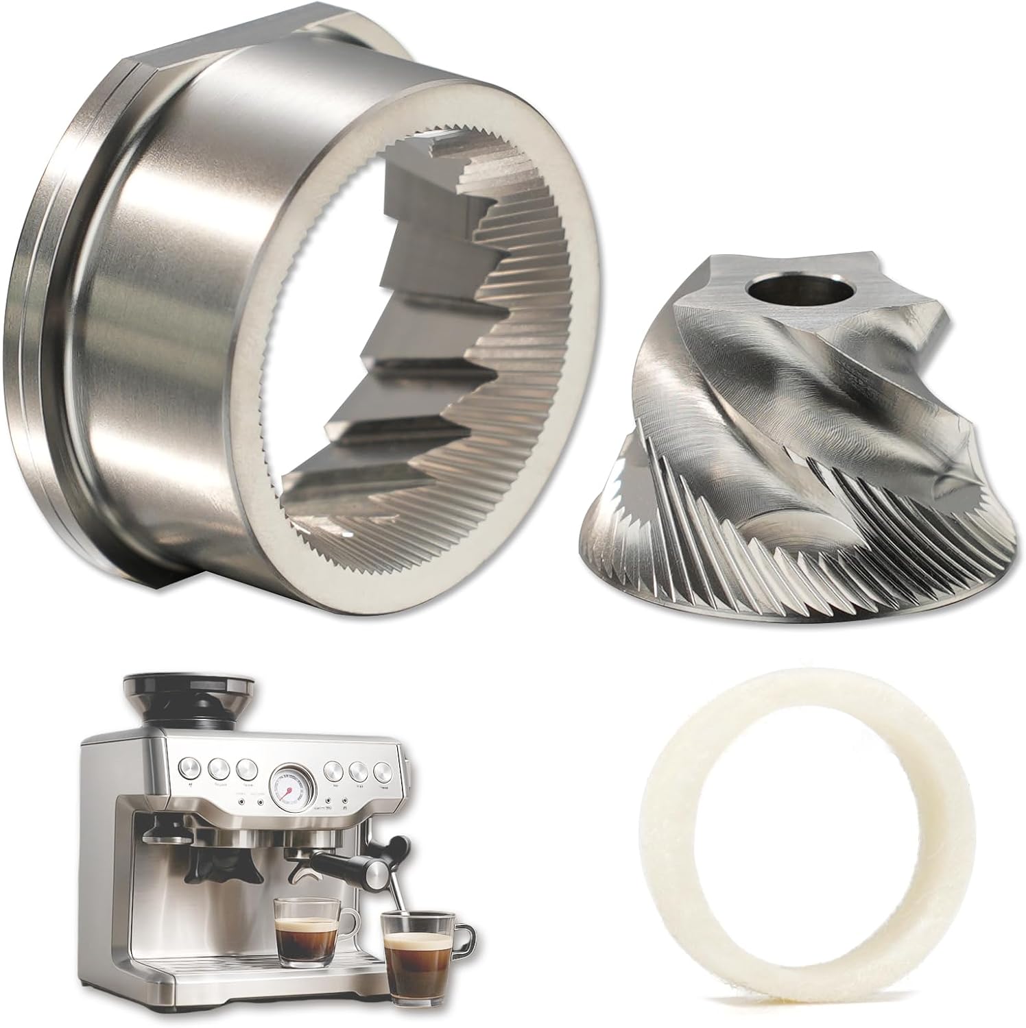 Conical Grinder Burr Set Repla - Breville Espresso Bes870 评论和价格