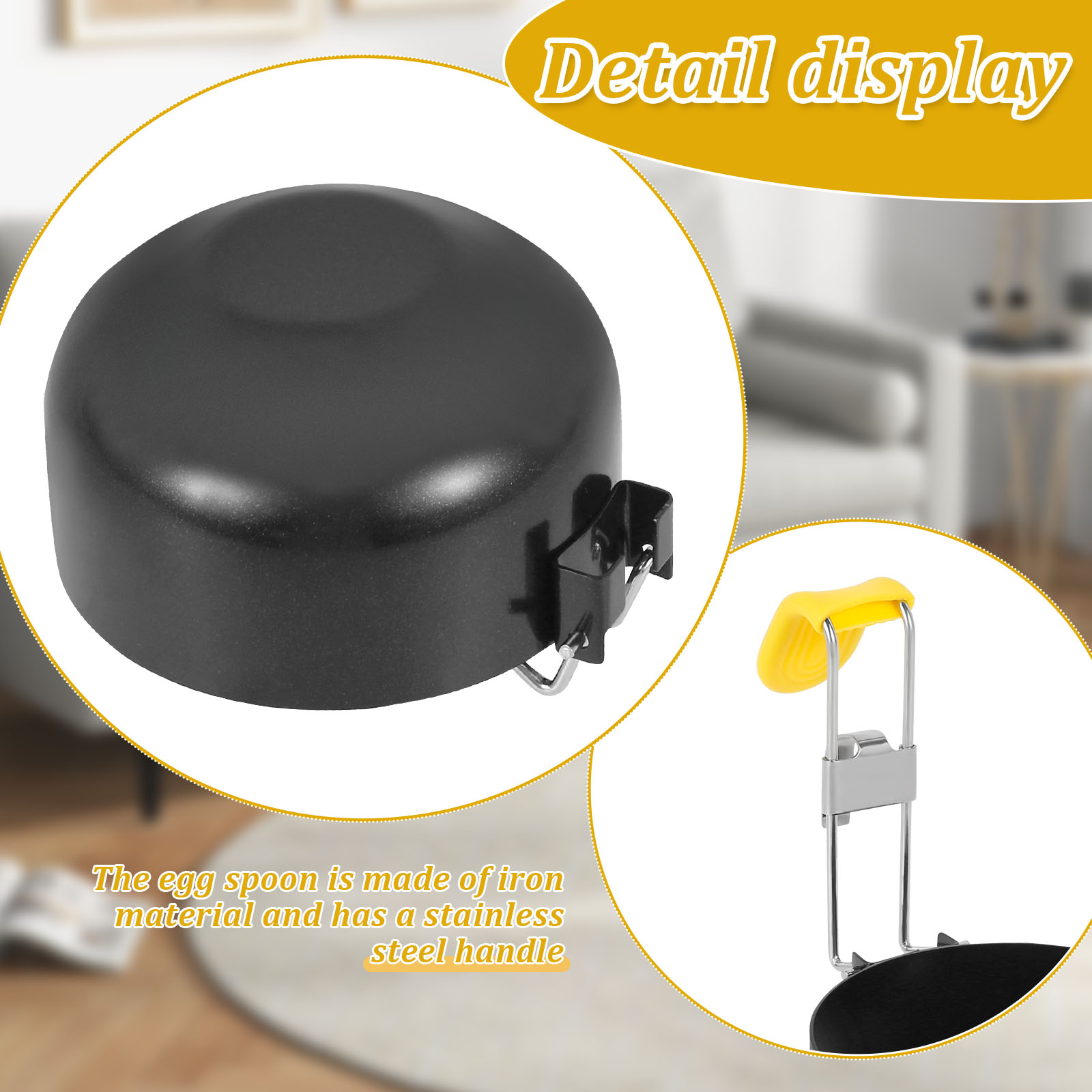 4 Pack Stainless Steel Egg Poa - Mini Pancake Griddle 评论和价格