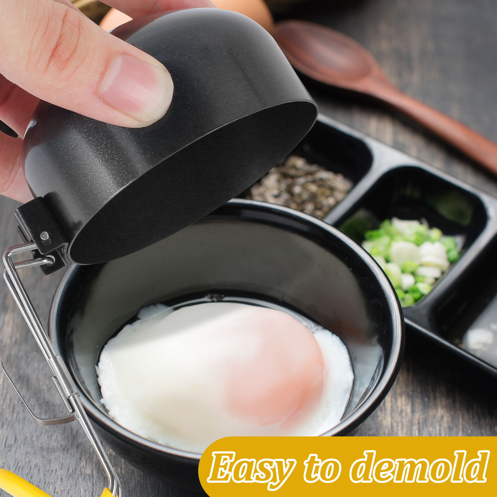 4 Pack Stainless Steel Egg Poa - Mini Pancake Griddle 评论和价格
